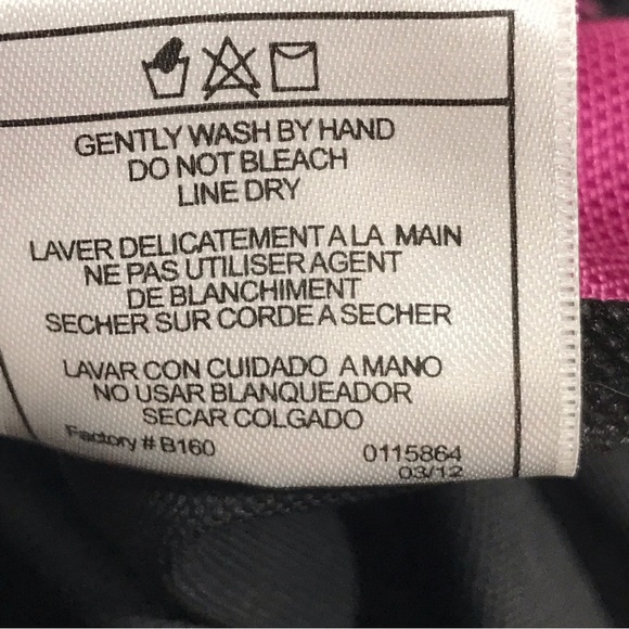 Adidas Pink and Black Draw String Cinch Sling Backpack Bag - Picture 8 of 11